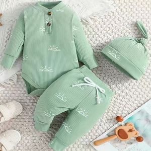 3 Piece 0-3 Months Set Boys Girls